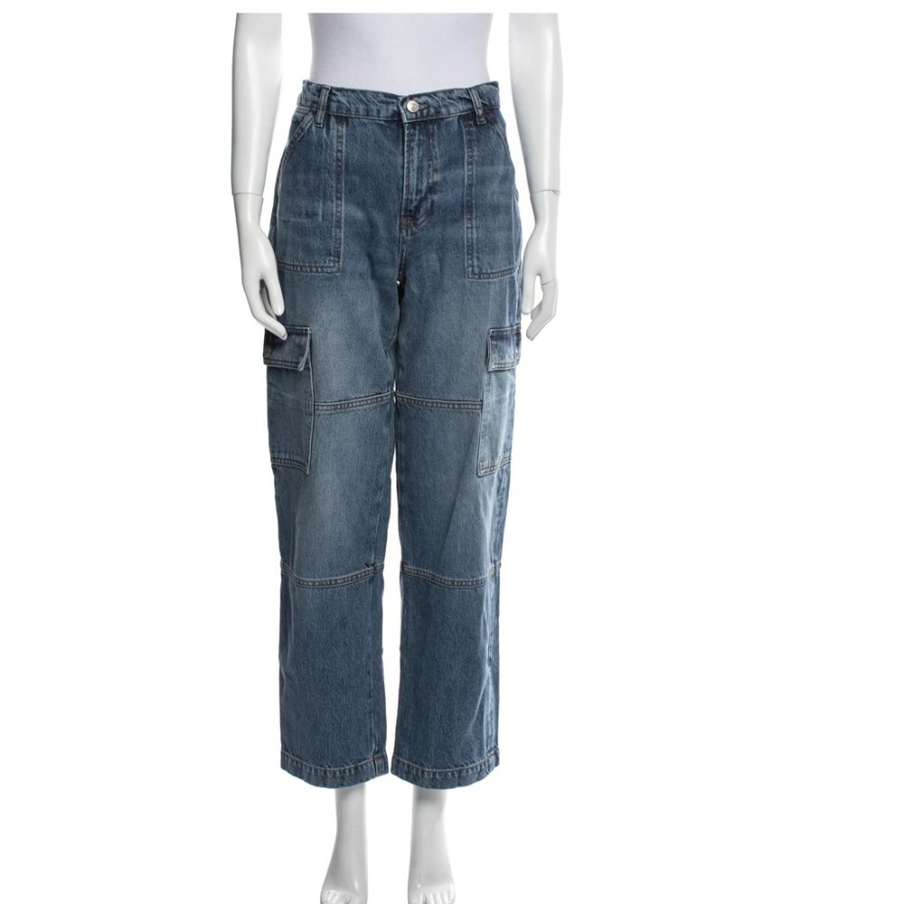 REFORMATION High-Rise Straight Leg Jeans Size: S | US 26 Carpenter Pant
